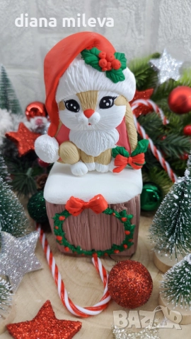 Коледно Зайче, идеален подарък за малки и големи!!, снимка 4 - Декорация за дома - 52343807
