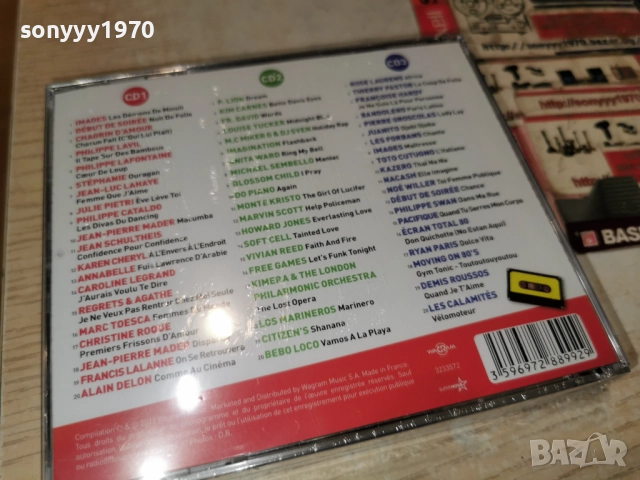 ANNEES 80 3CD-ВНОС FRANCE ТРИ ДИСКА ЗА 45ЛВ КОЛЕДНО  1912250749, снимка 4 - CD дискове - 52844261