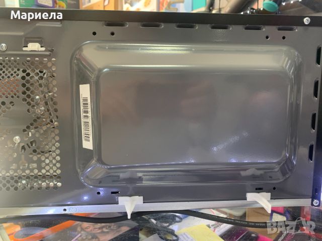 Микровълнова фурна Sharp R642BKW, 20 л, 800 W, Грил, Електронна, Черна, снимка 11 - Микровълнови - 46064373