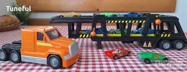 MATCHBOX камион автотранспортер - като нов, снимка 10 - Колекции - 47698313