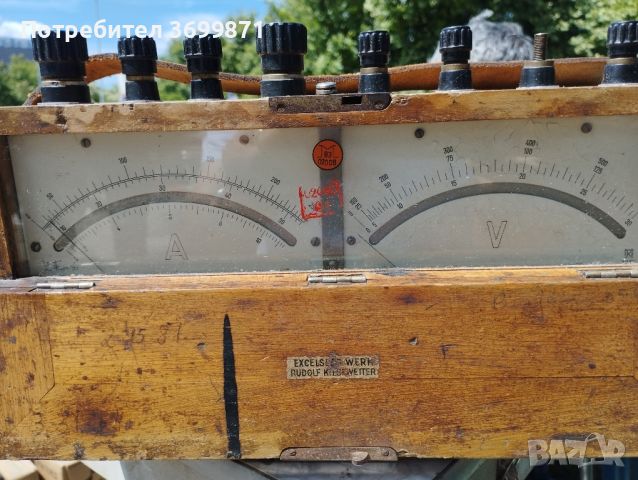 Стара радиотехника.Стар измервателен уред.AV., снимка 1 - Антикварни и старинни предмети - 46008028