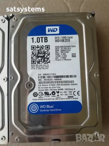 Хард диск Western Digital Caviar Blue WDC WD10EZEX 1TB SATA 6.0Gb/s , снимка 4 - Твърди дискове - 47835110