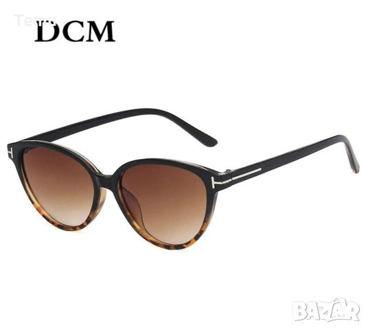 Малки дамски слънчеви очила тип котка .Вариант 1: C1 full black; Вариант 2: C2 black leopard; Вариан, снимка 8 - Слънчеви и диоптрични очила - 45696250