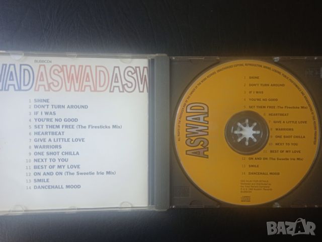 Aswad ‎– Greatest Hits - от 90-те матричен диск музика , снимка 2 - CD дискове - 46577898