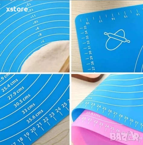 Силиконова постелка за печене, точене и месене, снимка 13 - Други стоки за дома - 52699046