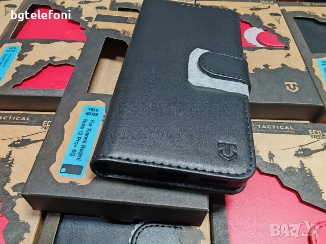 Тефтери Tactical Xiaomi Redmi 12,A1/A2,Note 12S,Note 12 4G/5G,12 Pro,+, снимка 11 - Калъфи, кейсове - 48395871