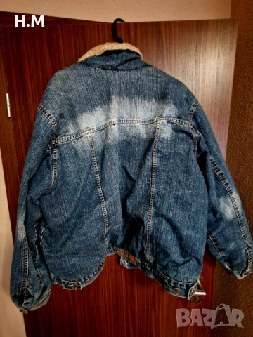 Яке дънкено с подплата , снимка 4 - Якета - 53291629