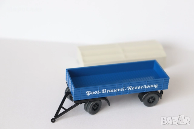 WIKING?? BREKINA?? H0 1/87 РЕМАРКЕ КОЛИЧКА КАМИОН МОДЕЛ, снимка 5 - Колекции - 52948071