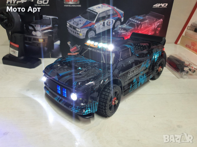 RC Дрифт Количка MJX 14301 60KM/H Brushless RC Car 4WD - Drift Car, снимка 4 - Други спортове - 45025402