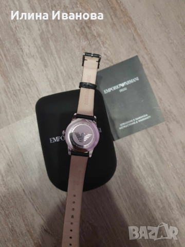 Оригинален дамски часовник Emporio Armani с гаранция, снимка 3 - Дамски - 45022435