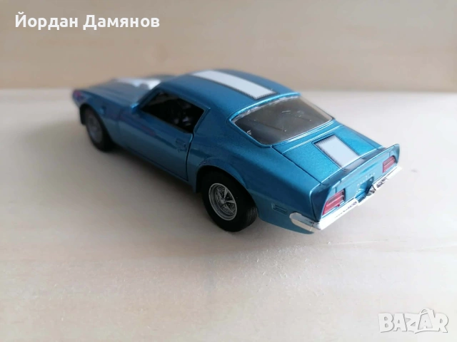 Понтиак Фаербърд ТрансАм '72г в мащаб 1:34, снимка 2 - Колекции - 53281467