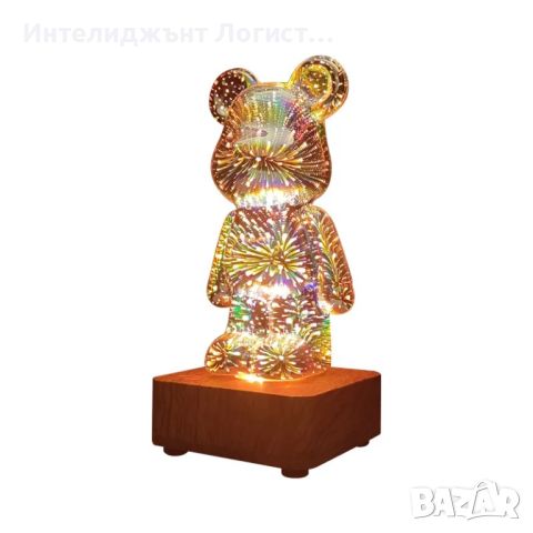 Лед декоративна лампа заря - Мече, снимка 1 - Лед осветление - 45672200