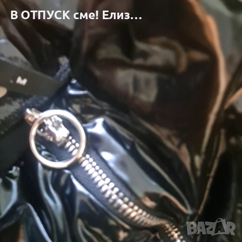 Лачен панталон размер М, снимка 4 - Панталони - 52549304