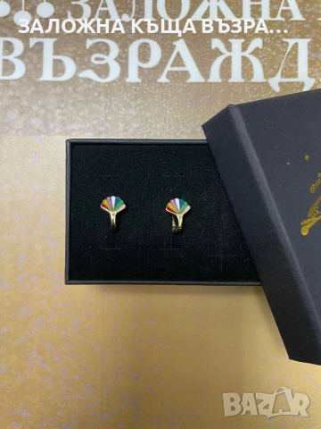 Златни Обеци - 14 Карата , снимка 2 - Обеци - 53046136
