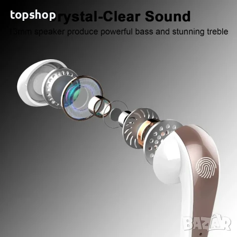 НОВИ Безжични слушалки DOBOPO, Bluetooth 5.3, 40H Premium Sound, снимка 5 - Слушалки и портативни колонки - 50493353