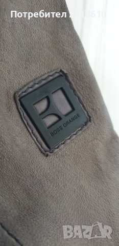 Hugo Boss Jips4 Leather Jacket Mens Size 50/L ОРИГИНАЛ! Ест. кожа!, снимка 2 - Якета - 45623960