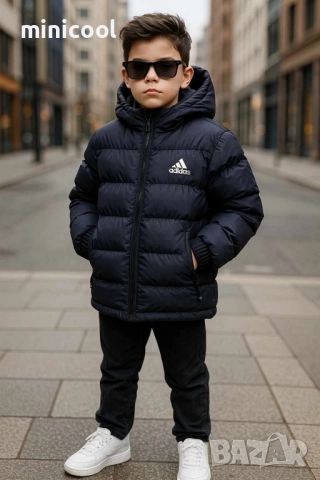 Ватирано яке Adidas , снимка 2 - Детски якета и елеци - 52539963