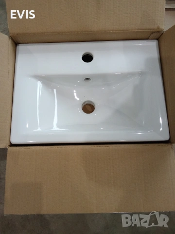 Шкаф с мивка за баня Waschplatz Tiny 45 см, снимка 4 - Шкафове - 54278501