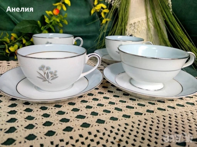 Noritake сетове фин костен порцелан от Япония , снимка 4 - Чаши - 53016304