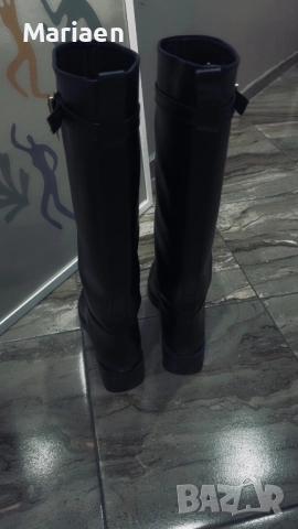 Черни ботуши Zara, снимка 12 - Дамски ботуши - 52854210