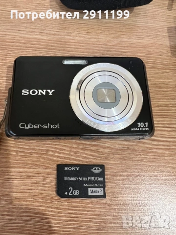 Фотоапарат Sony 10,1 Mp с подаръци, снимка 8 - Фотоапарати - 53869298