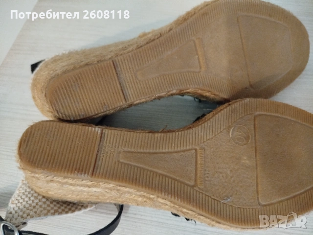 Сандали FABIOLAS – на платформа, еспадрил, №40, снимка 11 - Сандали - 53615957