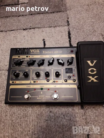 VOX TONELАB ST VALVETRONIX  Лампов процесор със сменена лампа ECC83 ,страхотен звук.ЦЕНА 250ЛВ. , снимка 2 - Други - 49853323