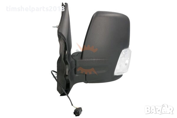 Външно огледало Ръчно, с бял мигач за Ford Transit 2013-2018 год. - Шофьорска страна, снимка 2 - Части - 52675176