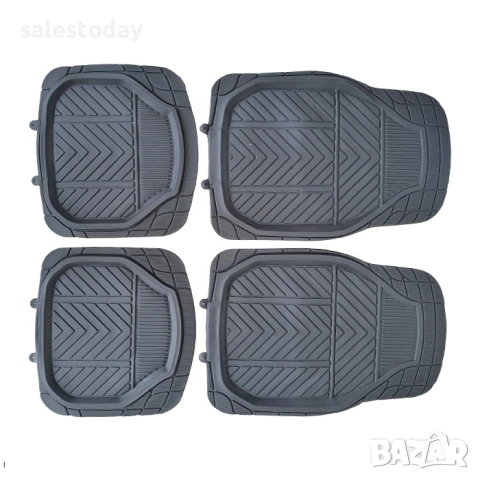 Гумени стелки, универсални, предни +  задни, черни