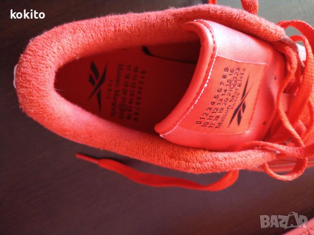 Reebok & Maison Margiela Red - оригинални Нови маратонки номер 45, снимка 9 - Маратонки - 46798205