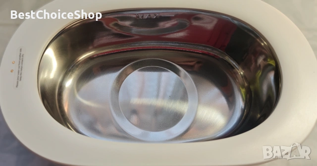 Ултразвукова почистваща вана с 5 режима, 48kHz, а почистване на бижута, часовници, очила, протези, снимка 7 - Друга електроника - 53658002