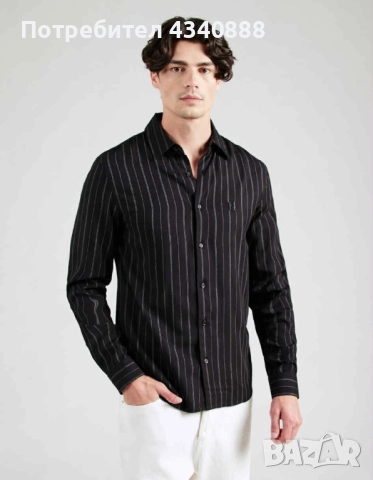 Мъжка риза Karl Lagerfeld, снимка 2 - Ризи - 52799576