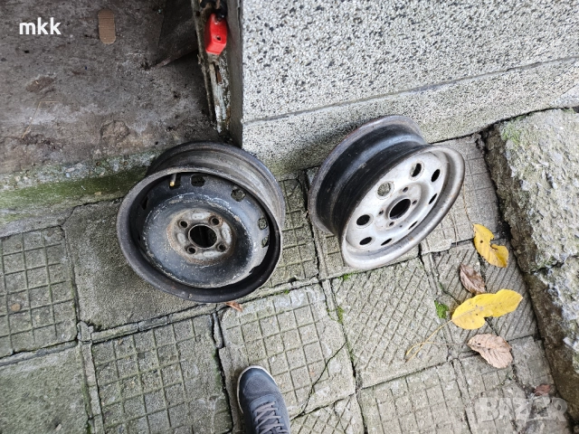 Стоманена джанта R13 4x100 - ф58;  4x110 -ф62 – по 1бр., снимка 2 - Гуми и джанти - 52502148