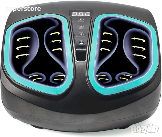 🦶 Shiatsu масажор за крака с подгряване Digital One SP01108, възстановява уморените или подути крак, снимка 6 - Масажори - 50767239