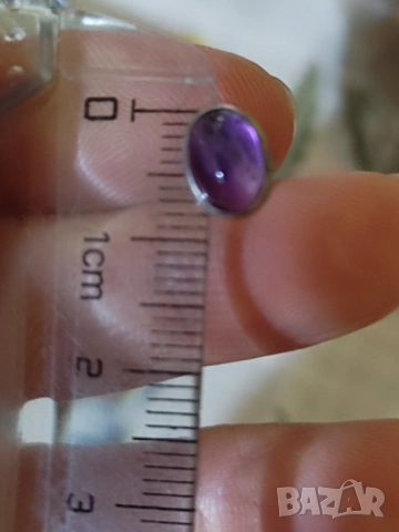 Малки сребърни обеци на винт, снимка 3 - Обеци - 54084059