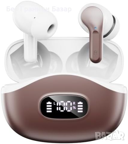 Нови Безжични слушалки AOTONOK Bluetooth 5.3 с 40 часа възпроизвеждане, снимка 1 - Bluetooth слушалки - 46447263