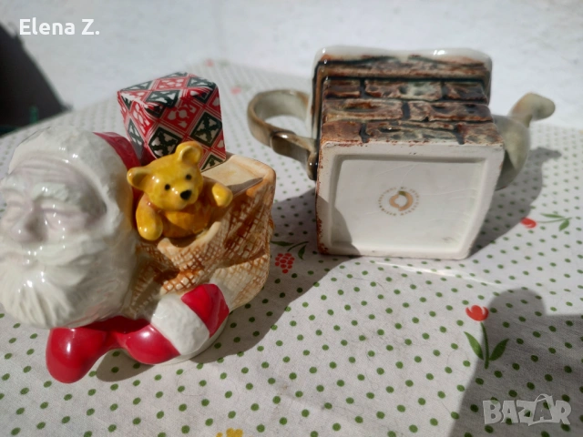 Винтидж чайник Дядо Коледа Paul Cardew, снимка 10 - Декорация за дома - 53808322