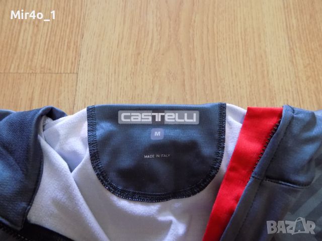 вело джърси castelli rosso corsa тениска екип шосейно колоездене мъжко оригинал М, снимка 6 - Спортни дрехи, екипи - 46387846