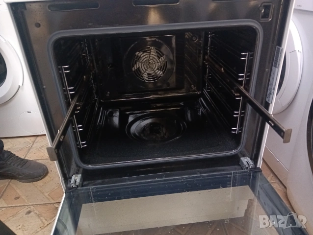 Свободно стояща печка с индукционни котлони Аег Aeg с две години гаранция!, снимка 4 - Печки, фурни - 53881583