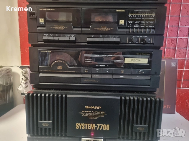 Уредба SHARP - 7700, снимка 4 - Ресийвъри, усилватели, смесителни пултове - 53371005