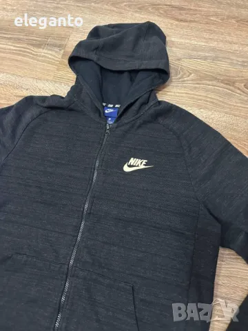 оригинален Nike AV15 Zip Hoody мъжки суичър Л размер, снимка 4 - Спортни дрехи, екипи - 48743192