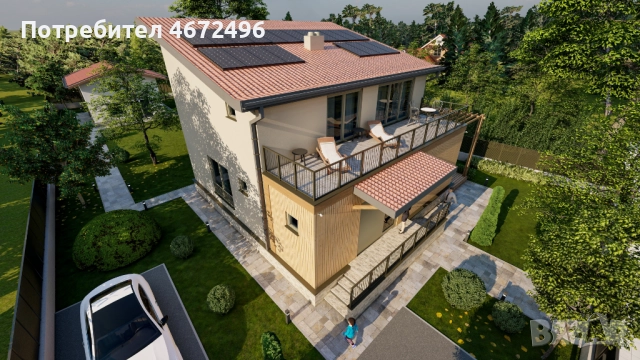 Продава се уникален парцел с ДВЕ къщи в с. Пауново - само на 30 минути от центъра на София, снимка 2 - Къщи - 52701759