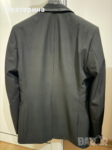 Официален мъжки костюм AGGRESSOR – елегантен черен смокинг, снимка 6 - Костюми - 53923096