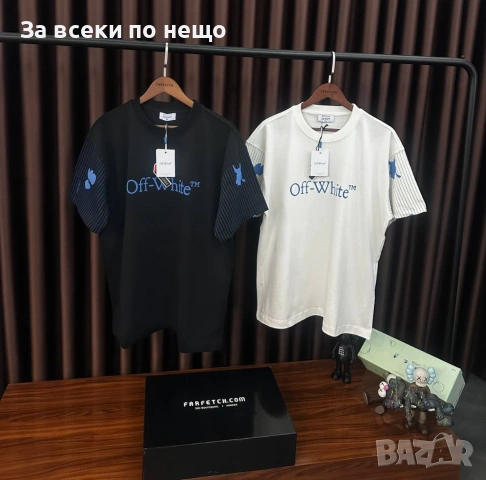 Off-White Мъжка Тениска👕Мъжка Блуза С Къс Ръкав - Различни Цветове Код Mens P.134, снимка 3 - Тениски - 53822875