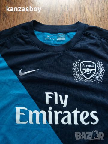 NIKE ARSENAL FC  2011/12 AWAY - футболна юношеска тениска КАТО НОВА