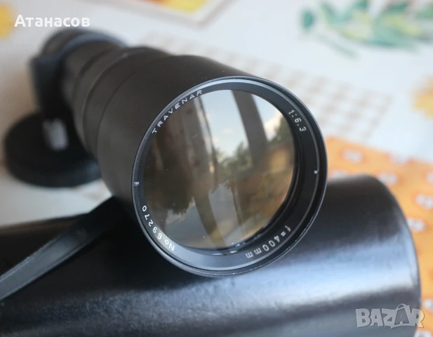  Обектив Petri TRAVENAR TELE 400 mm 1:6.3 на M42 резба, снимка 3 - Обективи и филтри - 51220735