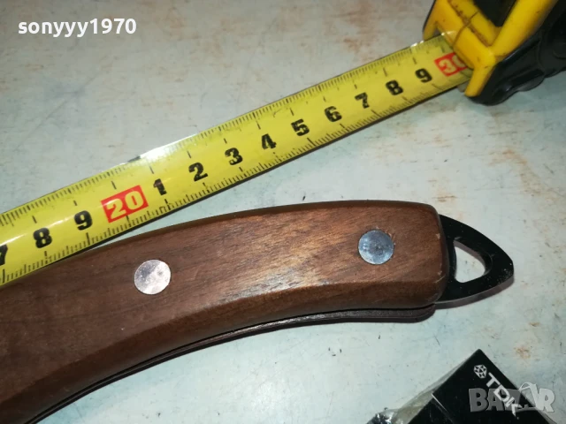 НОЖ-КРИВ МАСИВЕН ОСТЪР 1507251517, снимка 10 - Ножове - 51029000