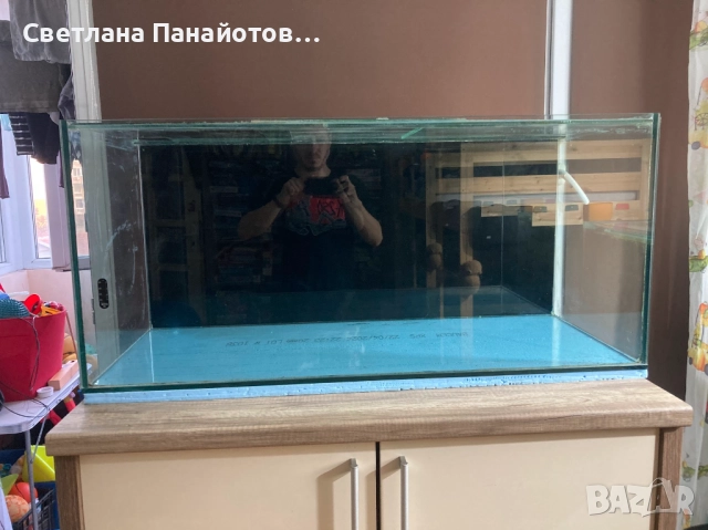 Продавам аквариум 245л (110х45х50) + шкаф и оборудване, снимка 5 - Аквариуми - 52446465