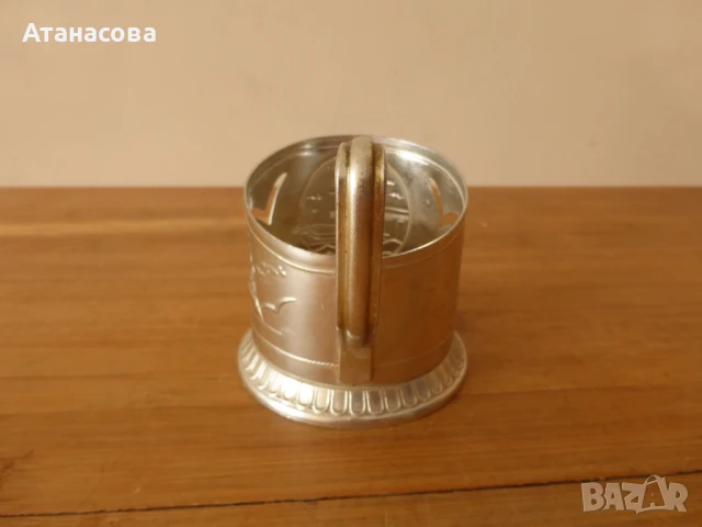 Руски подстакани 6 бр сервиз златисти "Горький" 1980 г, снимка 7 - Антикварни и старинни предмети - 50730098