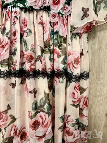 Dolce & gabbana копринена рокля S, снимка 2 - Рокли - 54020946